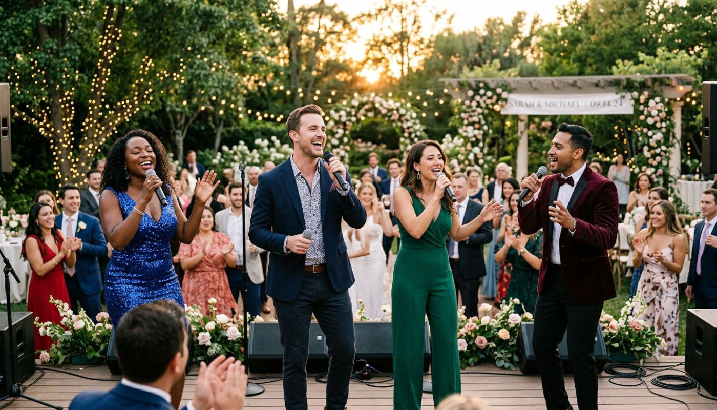 Chanteurs de mariage : artisans de l’ambiance ou simple élément sonore ?